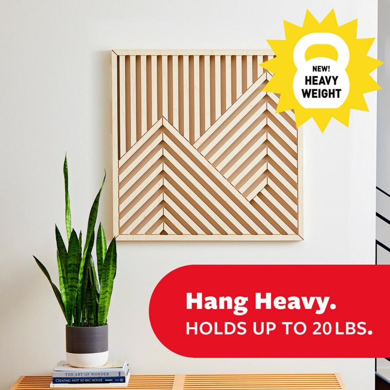 3M Command White Picture Hanging Strips 20 lb 4 pair, Pack of 6