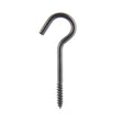 Wright Medium Matte Black Steel 5 in. L Ceiling Hook 100 lb 1 pk