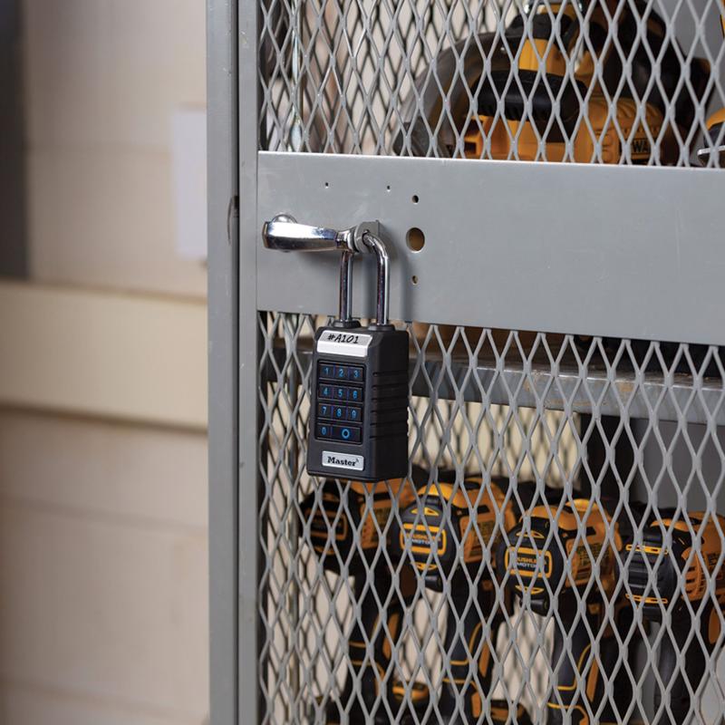 Master Lock 6.47 in. H X 1.71 in. W X 2.43 L Metal Single Locking Bluetooth Padlock