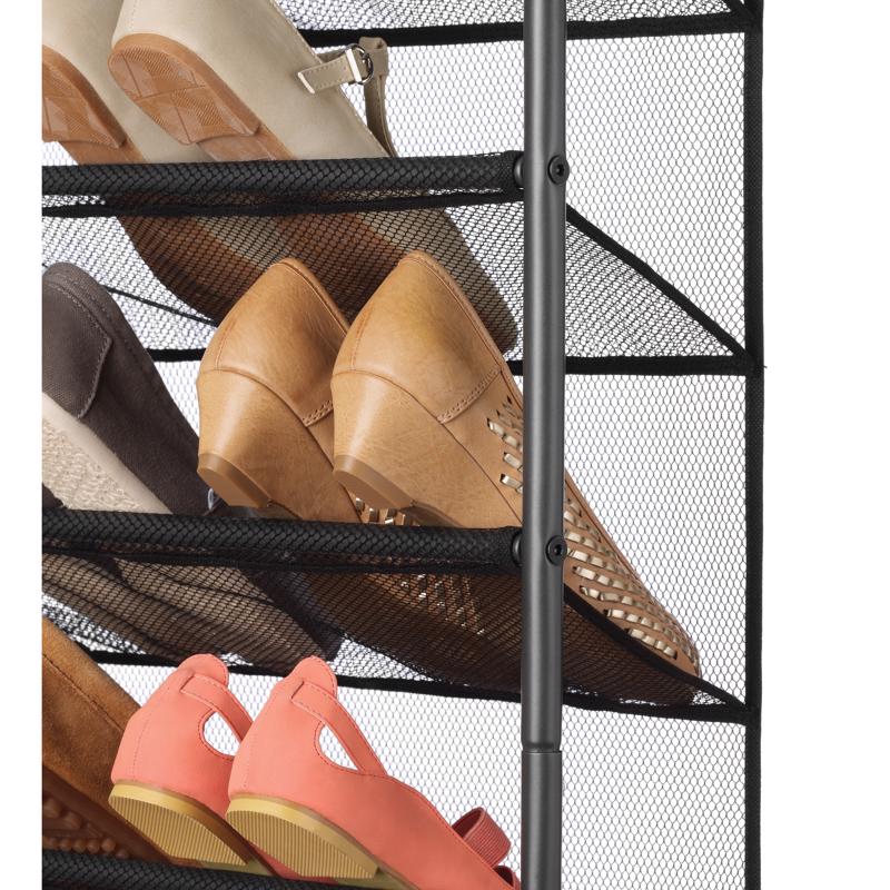 Whitmor 69 in. H X 21.63 in. W X 7.5 in. L Metal Hanging Shoe Organizer