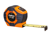 Crescent Lufkin PHV1425DN Tape Measure, A4 Blade, 25 ft L Blade, 1 in W Blade, Steel Blade, ABS Case, Orange Case
