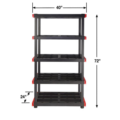 Craftsman 72 in. H X 40 in. W X 24 in. D Resin Shelving Unit
