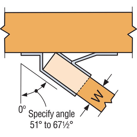 Simpson Strong-Tie 9.13 in. H X 2 in. W 16 Ga. Galvanized Steel Joist Hanger