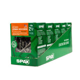 SPAX No. 10 in. X 2-1/2 in. L Gray Star Flat Head Deck Screws 1 lb 81 pc