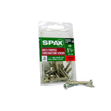 SPAX Multi-Material No. 8 in. X 1-1/2 in. L Phillips/Square Pan Head Serrated Construction Screws