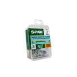 SPAX PowerTrim No. 8 in. X 2 in. L Star Round Head Serrated Trim Screws
