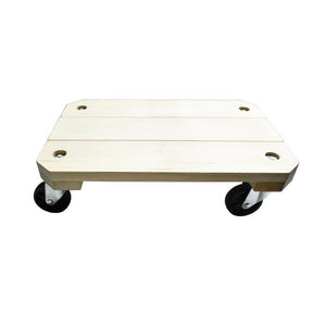 HP 4-Wheel Hardwood Dolly 360 lb. capacity, Pack of 2