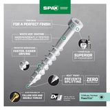 SPAX PowerTrim No. 8 Label X 2 in. L Star Trim Head Serrated Trim Screws