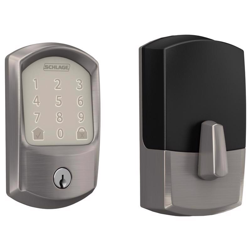 Schlage Encode Satin Nickel Metal Wi-Fi Deadbolt