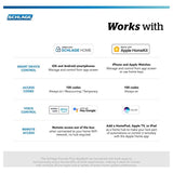 Schlage Encode Plus Matte Black Metal WiFi Deadbolt with Century Trim