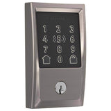 Schlage Encode Plus Satin Nickel Metal WiFi Deadbolt with Century Trim