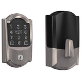 Schlage Encode Plus Satin Nickel Metal WiFi Deadbolt with Camelot Trim