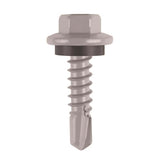Teks Elite No. 12 X 1-1/2 in. L Hex Drive Hex Washer Head Self Tapping Roofing Screws