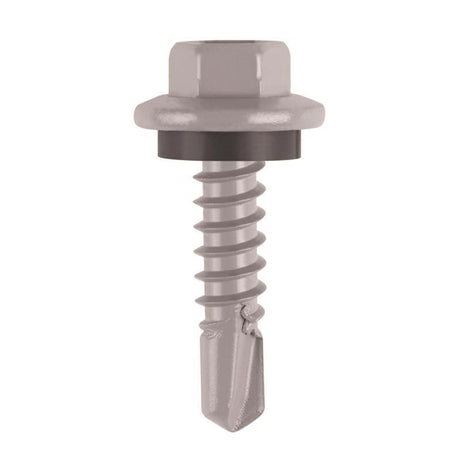 Teks Elite No. 12 X 1-1/2 in. L Hex Drive Hex Washer Head Self Tapping Roofing Screws