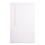 Living Accents Vinyl 1 in. Mini-Blinds 25 in. W X 72 in. H White Cordless