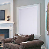 Living Accents Vinyl 1 in. Mini-Blinds 23 in. W X 72 in. H White Cordless