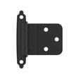 Amerock 2-15/79 in. W X 2-3/4 in. L Flat Black Steel Cabinet Hinge 10 pk