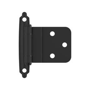 Amerock 2-15/79 in. W X 2-3/4 in. L Flat Black Steel Cabinet Hinge 10 pk