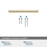 Amerock Contemporary Bar Cabinet Pull 3 in. Champagne Bronze Gold 1 pk