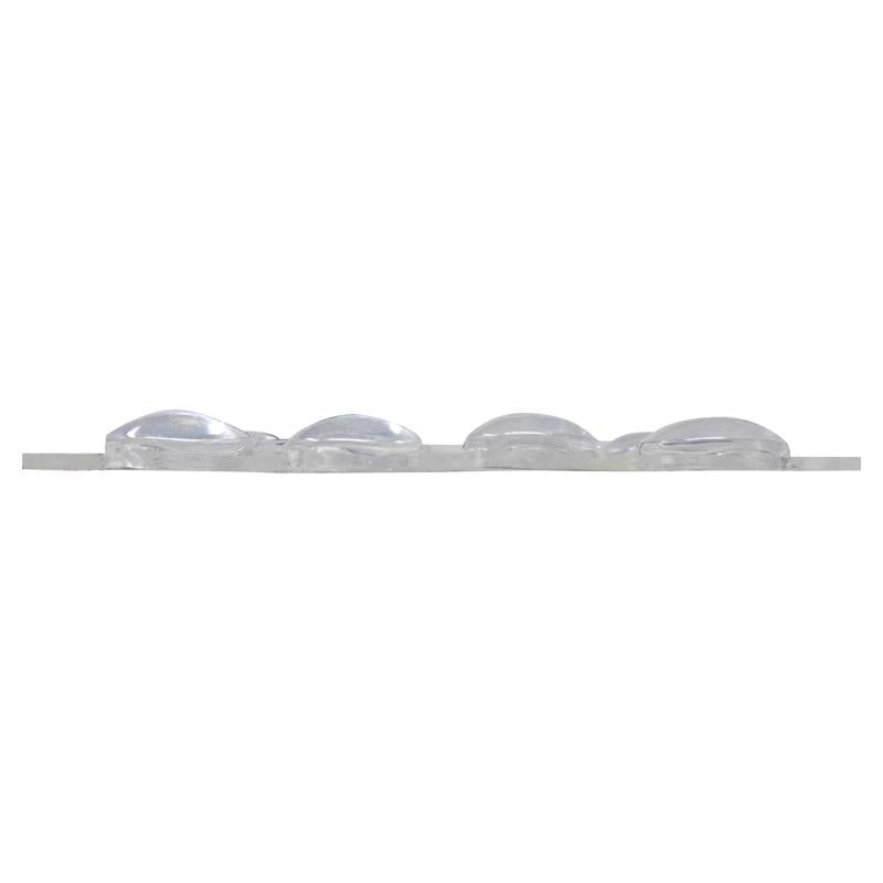 Ace Vinyl Self Adhesive Protective Pad Clear Round 3.6 in. W X 3/8 in. L 1 pk