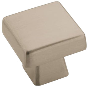 Amerock Blackrock Series BP55271G10 Cabinet Knob, 1-1/16 in Projection, Contemporary, 1-3/16 in L x 1-3/16 in W, Zinc
