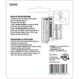 Ace Silver Nylon/Steel Bi-fold Door Top Wheel Guide 2 pc