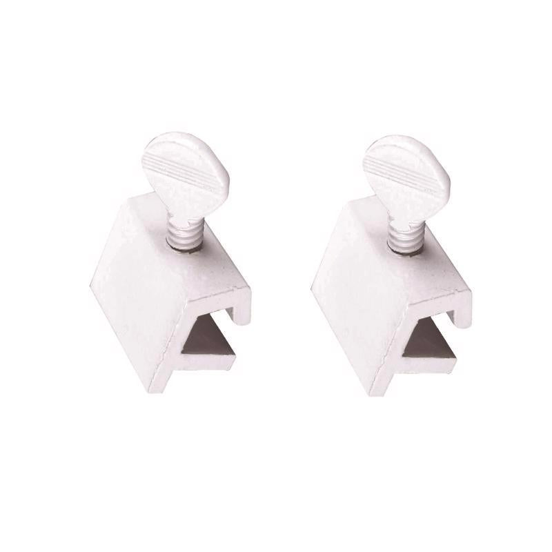 Ace White Aluminum Sliding Window Lock 2 pk