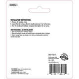 Ace White Zinc Single-Arm Casement Window Crank For Universal