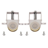 Ace Silver/White Aluminum Roller Assembly 2 pc