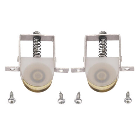 Ace Silver/White Aluminum Roller Assembly 2 pc