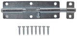ProSource CL-701-PS Barrel Bolt, 3/8 Dia in Bolt Head, 6 in L Bolt, Steel, Zinc Plated