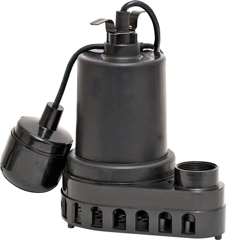 Superior Pump 92370 Sump Pump, 48 gpm, 4.1 A, 120 V, 0.33 hp, 1-1/2 in Outlet