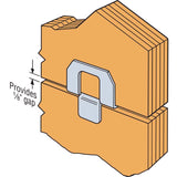 Simpson Strong-Tie Galvanized Silver Steel Panel Sheathing Clip 50 pk