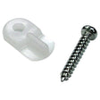Phifer Wire Turn Button Clear Plastic Screen/Storm Door Clip 8 pk, Pack of 10