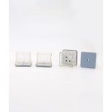 Ace Gray Push-On Plastic Chair Glide 4 pk