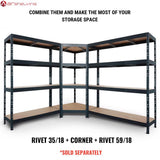 Ar Shelving Garage Series 71 in. H X 35.7 in. W X 18 in. D Metal Shelving Unit