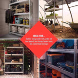 Ar Shelving Wire Heavy Duty 71 in. H X 47 in. W X 20 in. D Metal Shelving Unit