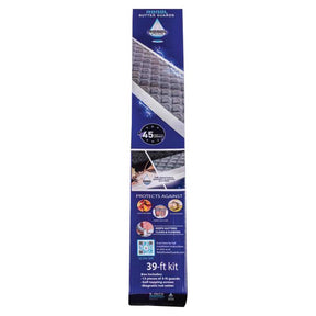Rebel Gutter Guards 5 in. W X 39 ft. L Gray Aluminum Gutter Guard 13 pk