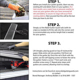 Rebel Gutter Guards 5 in. W X 39 ft. L Gray Aluminum Gutter Guard 13 pk