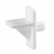 Onward 1 in. H X 0.62 in. W X 0.48 in. D White Plastic Shelf Clips
