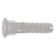 HILLMAN 1/4 in. D X 1-3/16 in. L Nylon Round Head Screw and Anchor 6 pc
