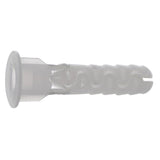 HILLMAN 1/4 in. D X 1-3/16 in. L Nylon Round Head Screw and Anchor 6 pc