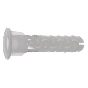 HILLMAN 1/4 in. D X 1-3/16 in. L Nylon Round Head Screw and Anchor 6 pc