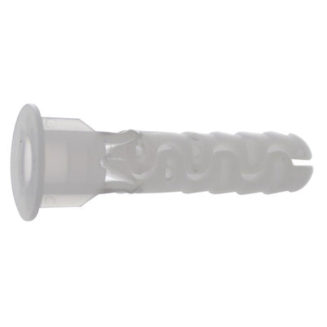 HILLMAN 1/4 in. D X 1-3/16 in. L Nylon Round Head Screw and Anchor 6 pc