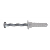 HILLMAN 1/4 in. D X 1-3/16 in. L Nylon Round Head Screw and Anchor 6 pc