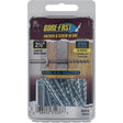 HILLMAN Bore-Fast 1/4 in. D X 2-1/2 in. L Steel Pan/Wafer Head Screw and Anchor 20 pk