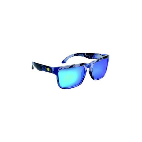 Yachter's Choice 43617 "Kauai" Polarized Sunglasses Blue Camo Frame, Blue Mirror
