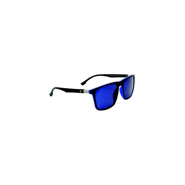 Yachter's Choice 45036 "Monroe" Polarized SunglassesMatte Black/Blue Frame, Dark Blue Mirror Lens