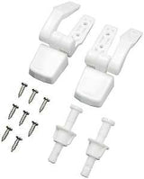 Plumb Pak PP835-34 Universal Seat Hinge, Plastic, White