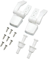 Plumb Pak PP835-34 Universal Seat Hinge, Plastic, White